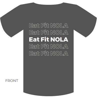 Eat Fit NOLA Crew Neck Jersey Unisex T-Shirt